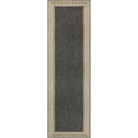 Nuloom Asha Simple Border Nas1767A Dark Gray Rug - Nuloom - gbcb02a - 3605