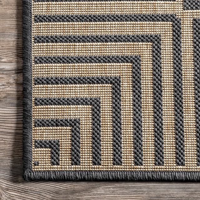 Nuloom Asha Simple Border Nas1767A Dark Gray Rug - Nuloom - gbcb02a - 3605