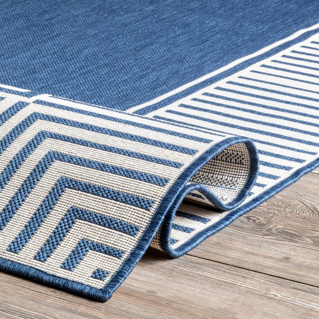 Nuloom Asha Simple Border Nas1767E Navy Rug - Nuloom - gbcb02c - 3605