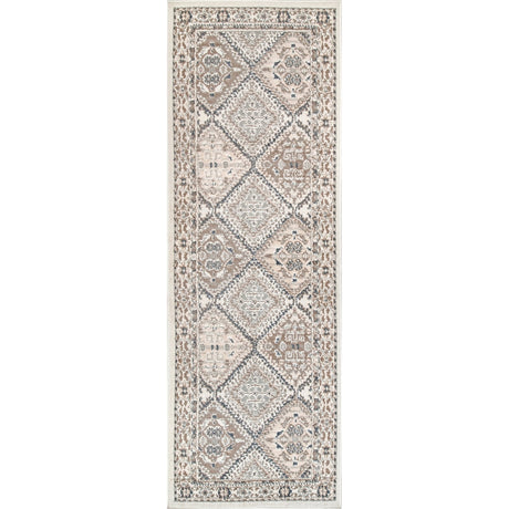 Nuloom Becca Tiled Nbe2896A Beige Rug - Nuloom - owmn04a - 203