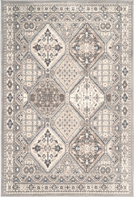 Nuloom Becca Tiled Nbe2896D Gray Rug - Nuloom - owmn04b - 203