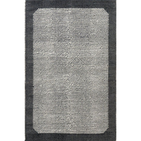 Nuloom Branna Casual Bordered Vemb01A Dark Gray Rug - Nuloom - vemb01a - 508