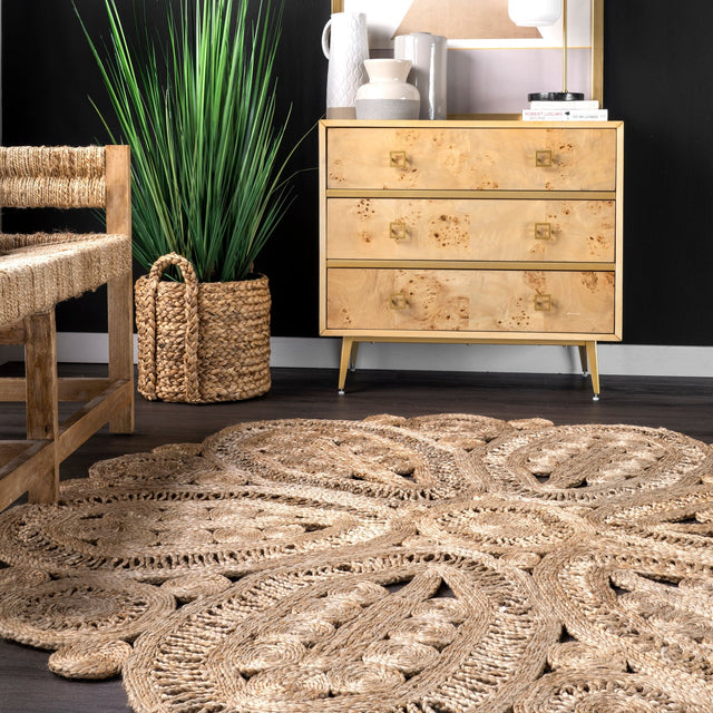 Nuloom Bree Floral Nbr1612B Natural Rug - Nuloom - cjsn02a - r404