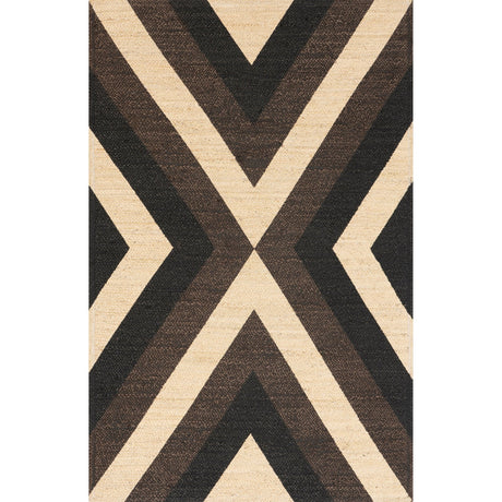 Nuloom Bretta Geometric Braided Svgn06A Black Rug - Nuloom - svgn06a - 508