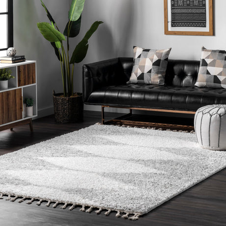 Nuloom Bria Moroccan Nbr1843E White Rug - Nuloom - gcdi09d - 305