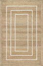 Nuloom Caile Raised Jute Nca3508A Ivory Rug - Nuloom - taew01a - 508