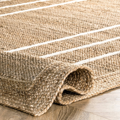 Nuloom Caile Raised Jute Nca3508A Ivory Rug - Nuloom - taew01a - 508