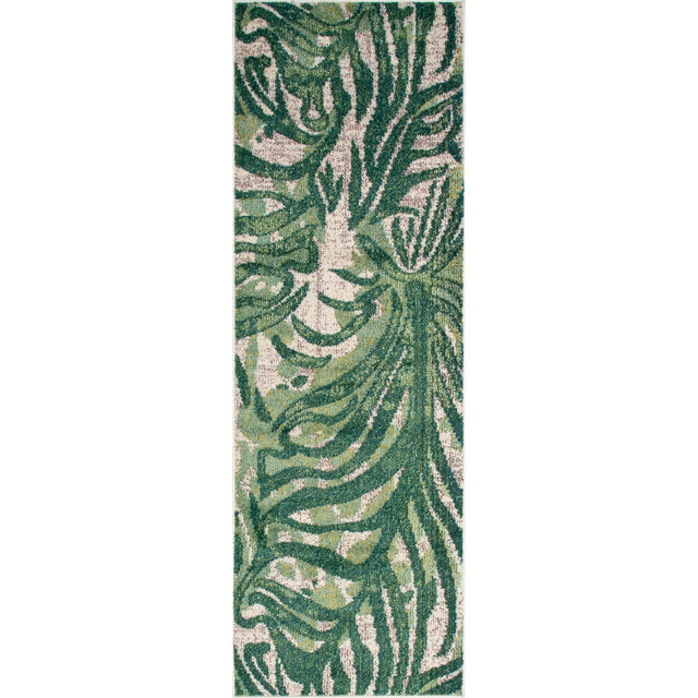 Nuloom Cali Leaves Nca2269A Green Rug - Nuloom - kkcb58a - 305