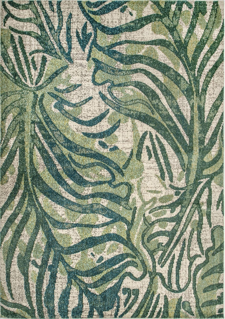 Nuloom Cali Leaves Nca2269A Green Rug - Nuloom - kkcb58a - 305