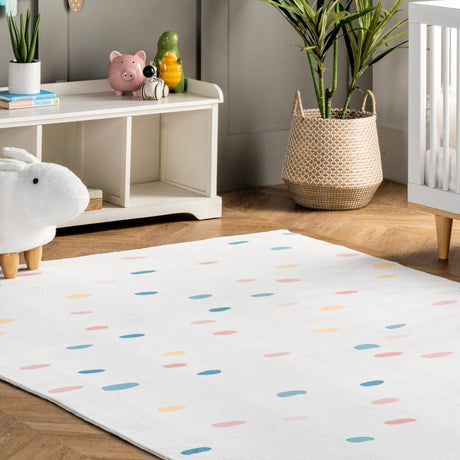 Nuloom Calla Kids Polka Dot Nca2039A Multi Rug - Nuloom - hjwm01a - 406