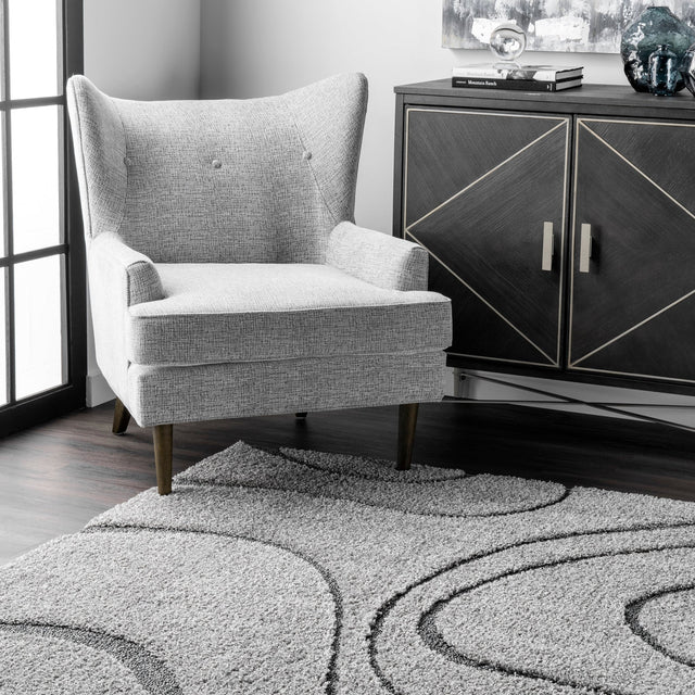 Nuloom Carolyn Modern Nca2994C Dark Gray Rug - Nuloom - ozsg08c - 203