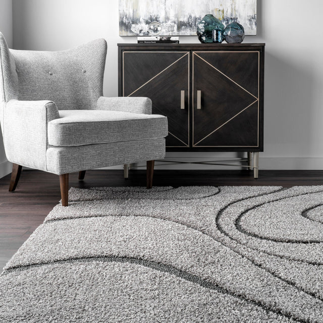 Nuloom Carolyn Modern Nca2994C Dark Gray Rug - Nuloom - ozsg08c - 203