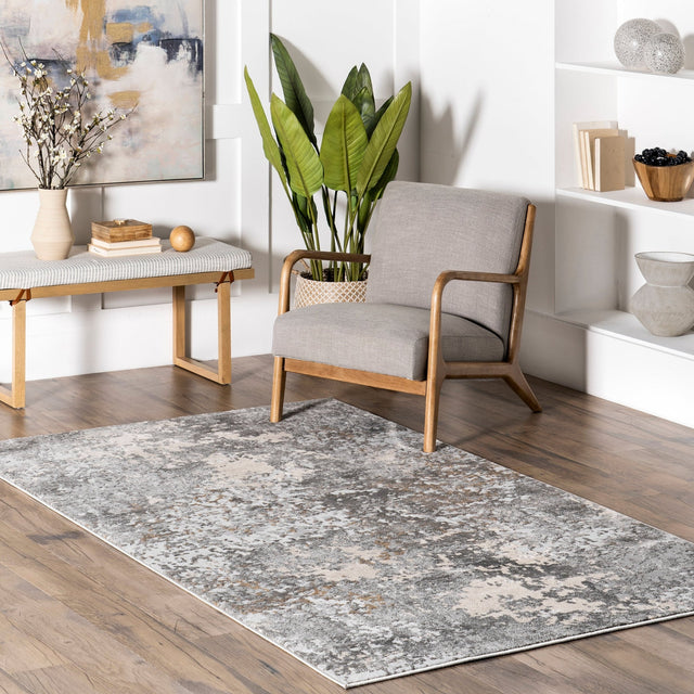 Nuloom Chastin Modern Nch1762C Gray Rug - Nuloom - ertr07d - 508