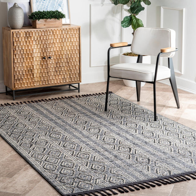 Nuloom Chenoa Tribal Nch3389A Gray Rug - Nuloom - stgl13b - 406