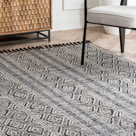 Nuloom Chenoa Tribal Nch3389A Gray Rug - Nuloom - stgl13b - 406