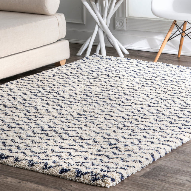 Nuloom Cuellar Chevron Ncu2655C Navy Rug - Nuloom - mlsh02c - 406