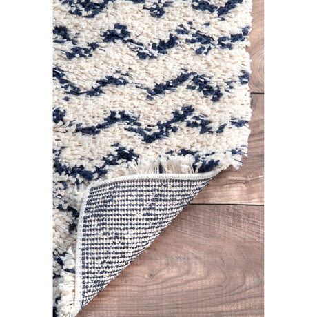 Nuloom Cuellar Chevron Ncu2655C Navy Rug - Nuloom - mlsh02c - 406