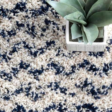 Nuloom Cuellar Chevron Ncu2655C Navy Rug - Nuloom - mlsh02c - 406