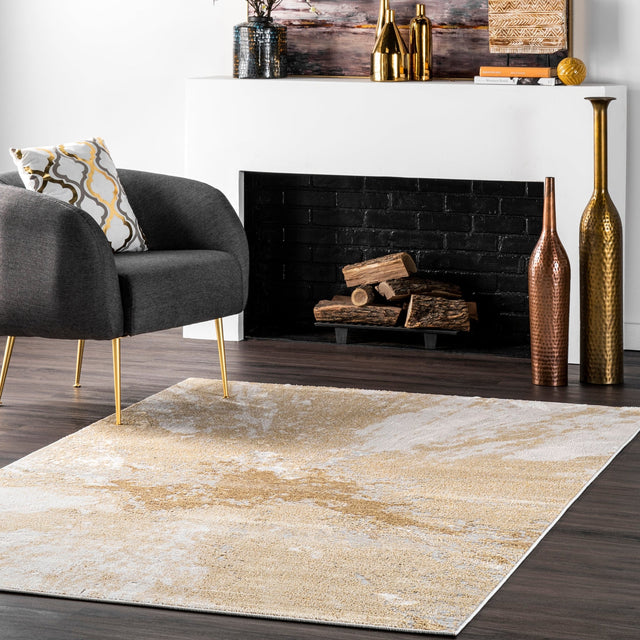 Nuloom Cyn Ncy1595B Gold Rug - Nuloom - cfdr02a - 203