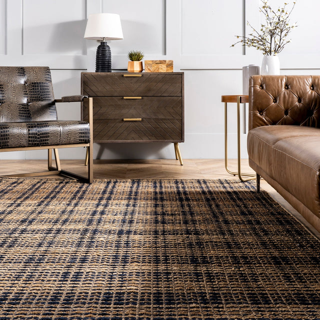 Nuloom Danica Plaid Nda1413A Natural Rug - Nuloom - asby01a - 305