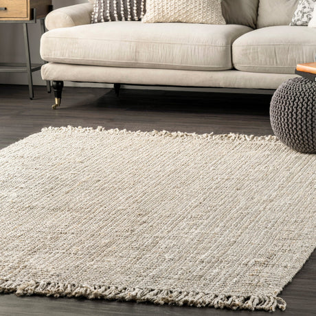 Nuloom Daniela Farmhouse Chunky Nccl01E Off White Rug - Nuloom - nccl01e - 508