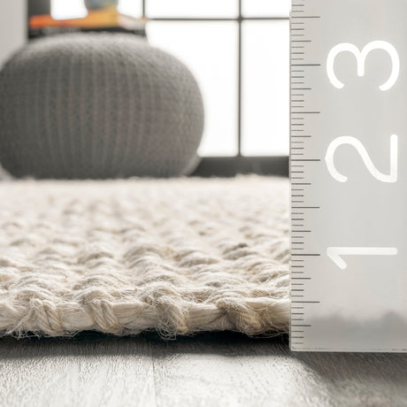 Nuloom Daniela Farmhouse Chunky Nccl01E Off White Rug - Nuloom - nccl01e - 508