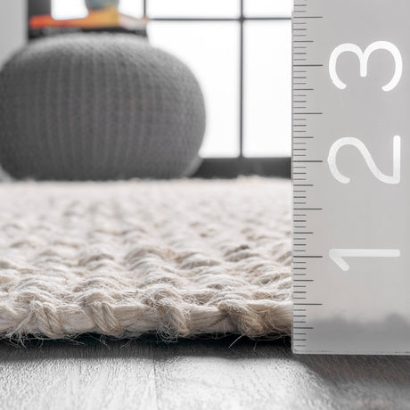 Nuloom Daniela Farmhouse Chunky Nda2773F Off White Rug - Nuloom - nccl01e - 203