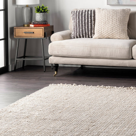 Nuloom Daniela Farmhouse Chunky Nda2773F Off White Rug - Nuloom - nccl01e - 203