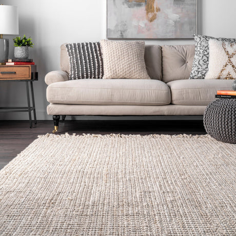 Nuloom Daniela Farmhouse Chunky Nda2773F Off White Rug - Nuloom - nccl01e - 203