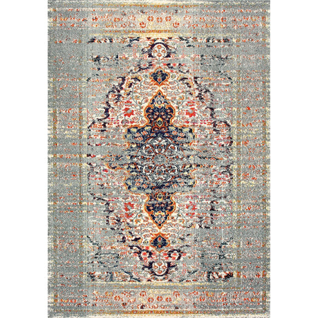 Nuloom Distressed Persian Sarita Ndi2250A Gray Rug - Nuloom - kkcb23a - 203