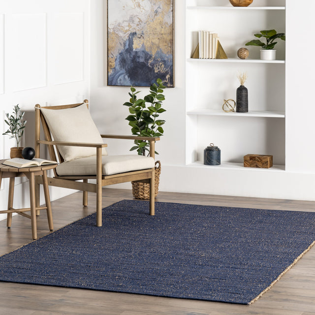 Nuloom Elfriede Farmhouse Blend Nel2059B Blue Rug - Nuloom - hmmt01d - 406