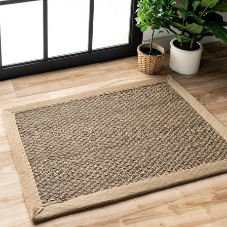 Nuloom Elijah Farmhouse Seagrass Nel1573A Beige Rug - Nuloom - bhsg01a - 203