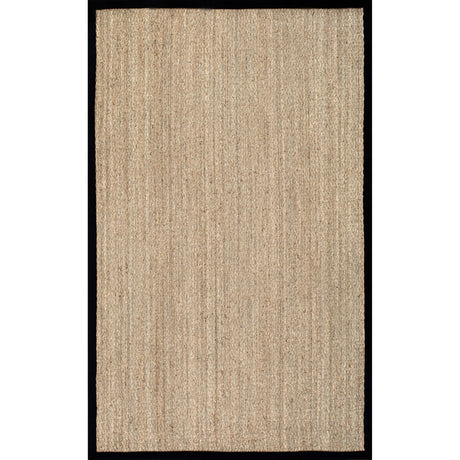 Nuloom Elijah Farmhouse Seagrass Nel1573B Black Rug - Nuloom - bhsg01c - 203