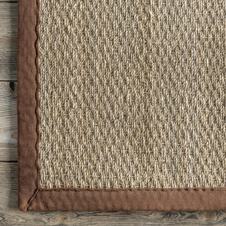 Nuloom Elijah Farmhouse Seagrass Nel1573C Brown Rug - Nuloom - bhsg01e - 305