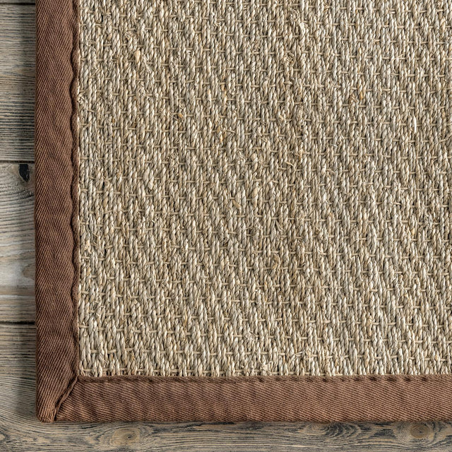 Nuloom Elijah Farmhouse Seagrass Nel1573C Brown Rug - Nuloom - bhsg01e - 305