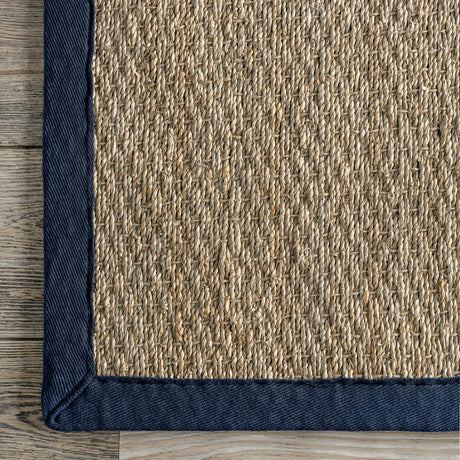 Nuloom Elijah Farmhouse Seagrass Nel1573E Navy Rug - Nuloom - bhsg01d - 305