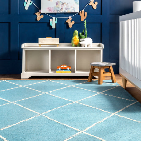 Nuloom Elvia Nel2746A Aqua Rug - Nuloom - mtvs176g - 305