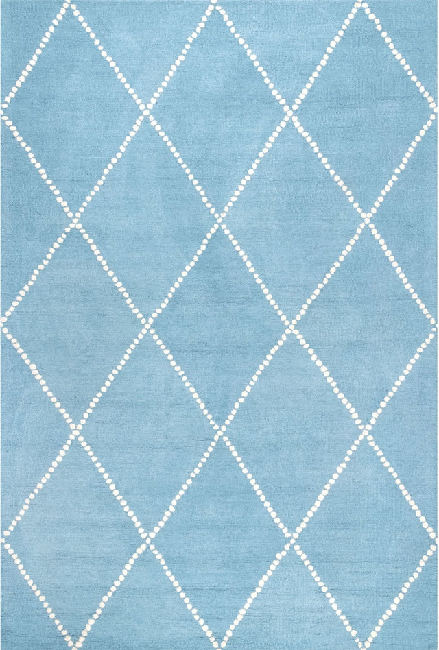 Nuloom Elvia Nel2746A Aqua Rug - Nuloom - mtvs176g - 305