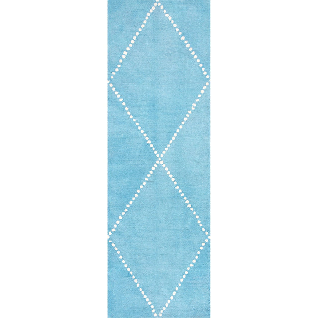 Nuloom Elvia Nel2746A Aqua Rug - Nuloom - mtvs176g - 305