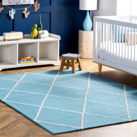 Nuloom Elvia Nel2746A Aqua Rug - Nuloom - mtvs176g - 305