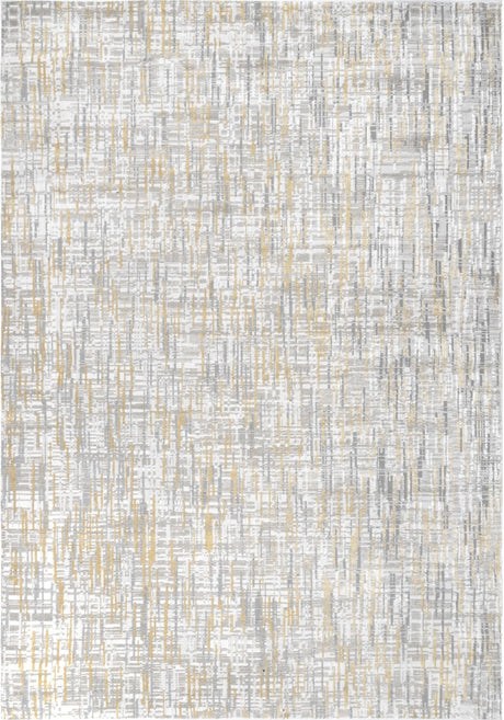 Nuloom Emersyn Crosshatch Nem1602A Gold Rug - Nuloom - cfdr09a - 406