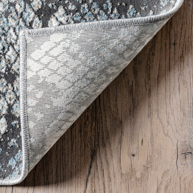 Nuloom Enni Contemporary Snake Bdch12A Gray Rug - Nuloom - bdch12a - 406