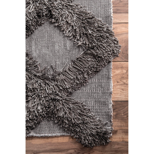 Nuloom Francene Trellis Nfr1462A Dark Gray Rug - Nuloom - bdfr01e - 406