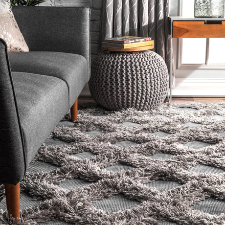 Nuloom Francene Trellis Nfr1462E Silver Rug - Nuloom - bdfr01d - 406