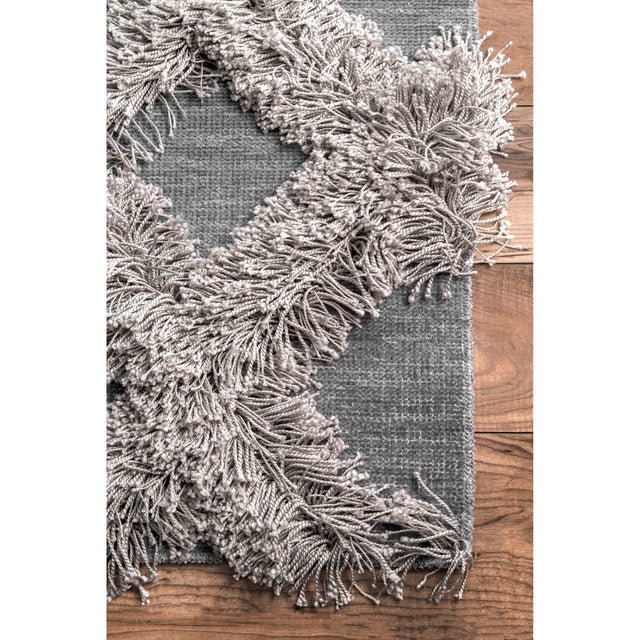 Nuloom Francene Trellis Nfr1462E Silver Rug - Nuloom - bdfr01d - 406