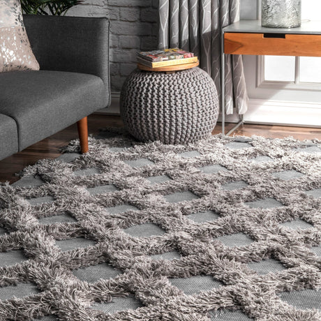 Nuloom Francene Trellis Nfr1462E Silver Rug - Nuloom - bdfr01d - 406