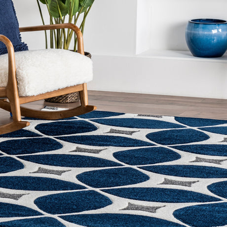 Nuloom Gabriela Trellis Bhbc55F Navy Rug - Nuloom - bhbc55f - 508