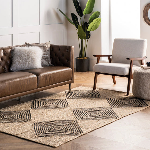 Nuloom Genevieve Swirl Nge2828A Natural Rug - Nuloom - nisy01a - 406