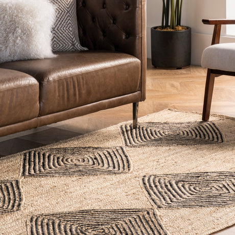 Nuloom Genevieve Swirl Nge2828A Natural Rug - Nuloom - nisy01a - 406