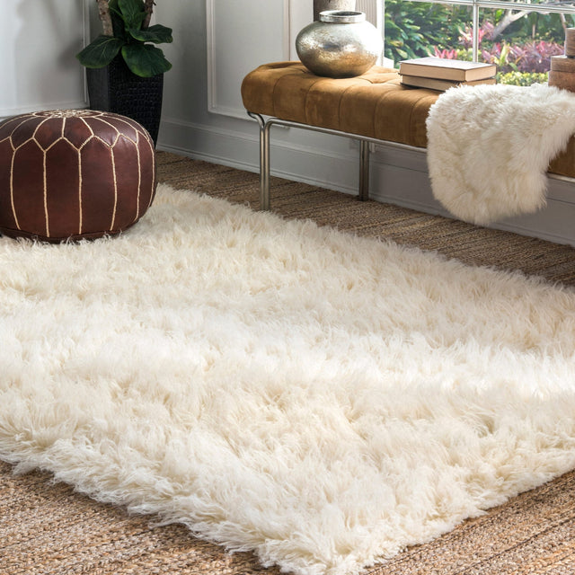 Nuloom Genuine Greek Flokati Nge3561A Natural Rug - Nuloom - fs01 - 203